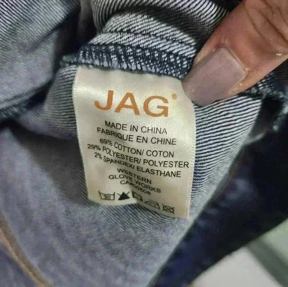 Womens JAG jean jacket, size 1x - Picture 3 of 10